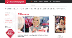Desktop Screenshot of fleischer-koeln.de